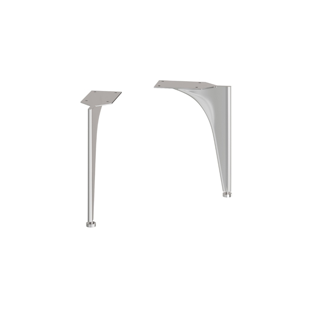 Product Cut out image of the Crosswater Avenue Chrome Furniture Legs